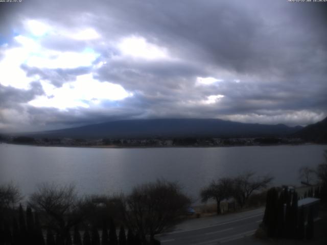 河口湖からの富士山