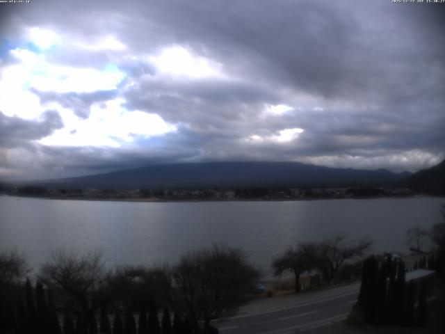河口湖からの富士山