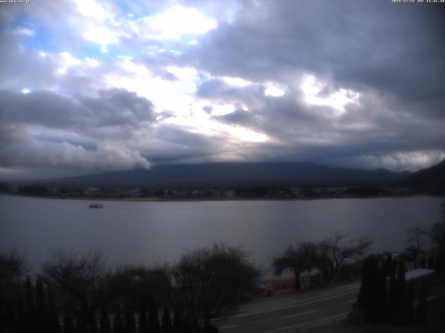 河口湖からの富士山