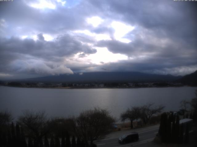 河口湖からの富士山