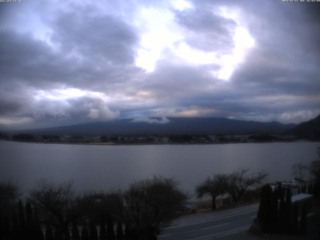 河口湖からの富士山