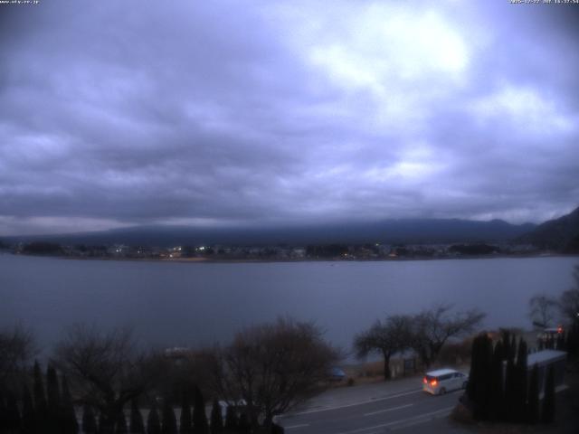 河口湖からの富士山