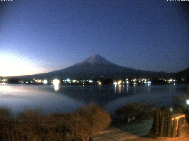 河口湖からの富士山