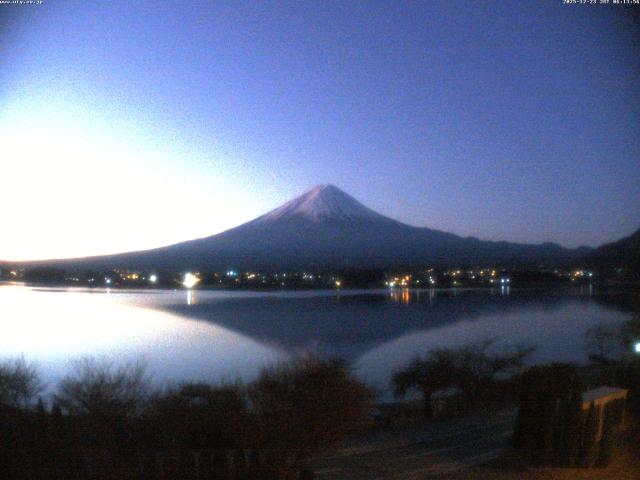 河口湖からの富士山