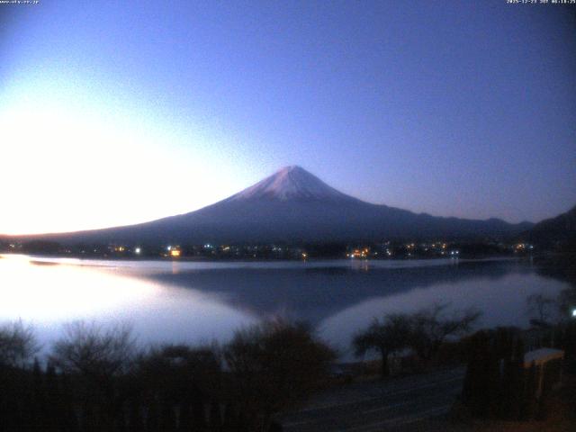 河口湖からの富士山