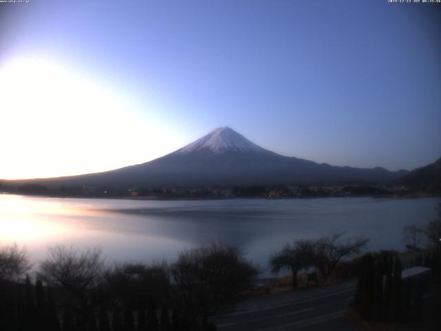 河口湖からの富士山
