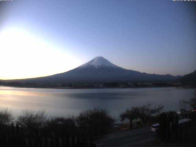 河口湖からの富士山