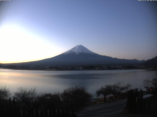 河口湖からの富士山