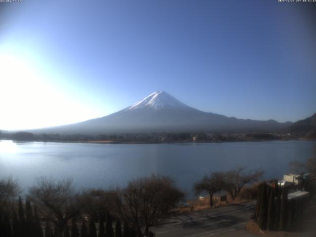 河口湖からの富士山