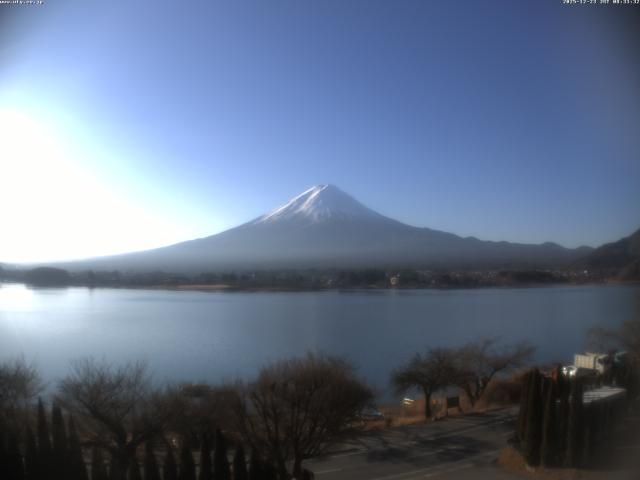 河口湖からの富士山