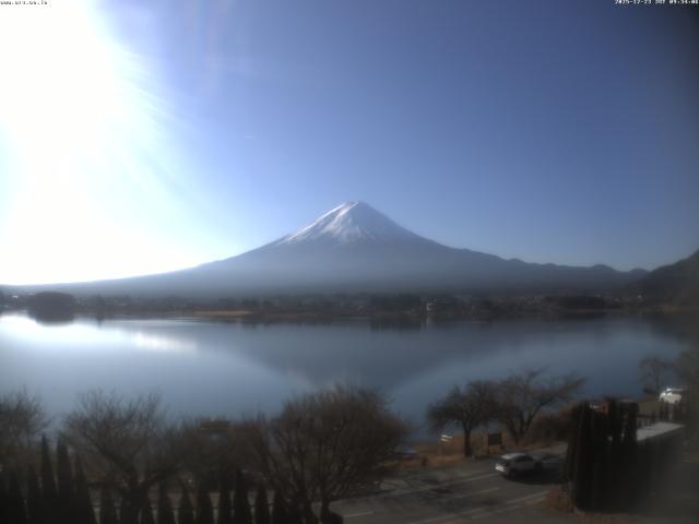 河口湖からの富士山