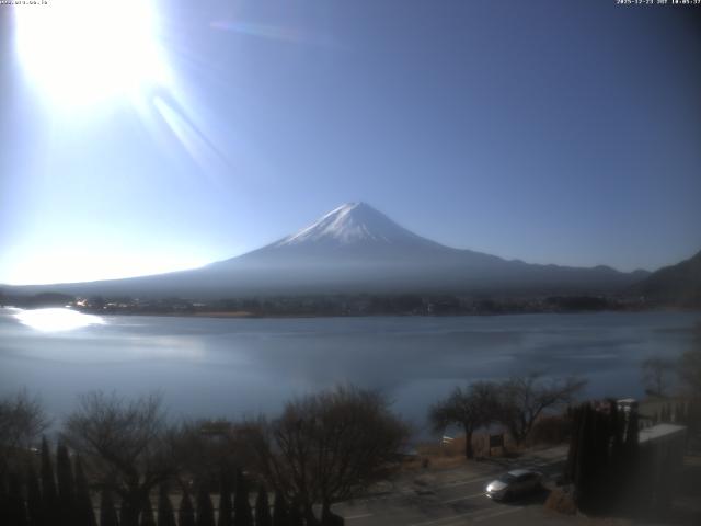 河口湖からの富士山