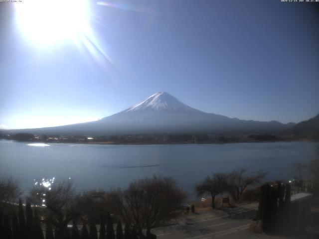 河口湖からの富士山