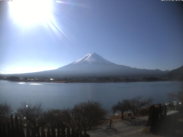 河口湖からの富士山