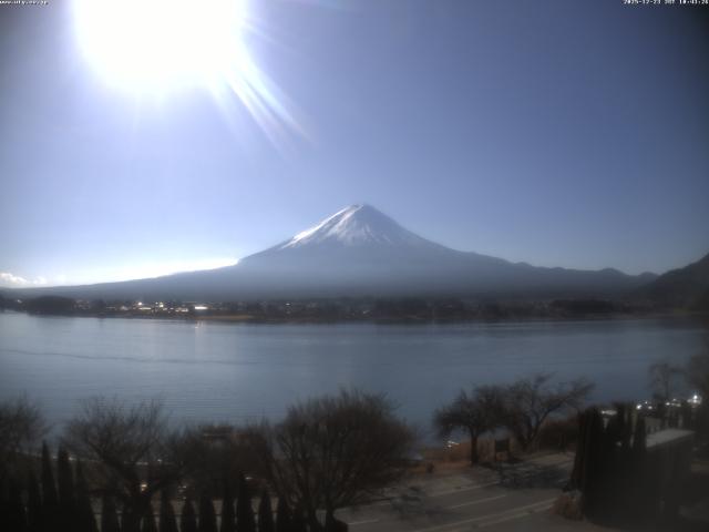 河口湖からの富士山