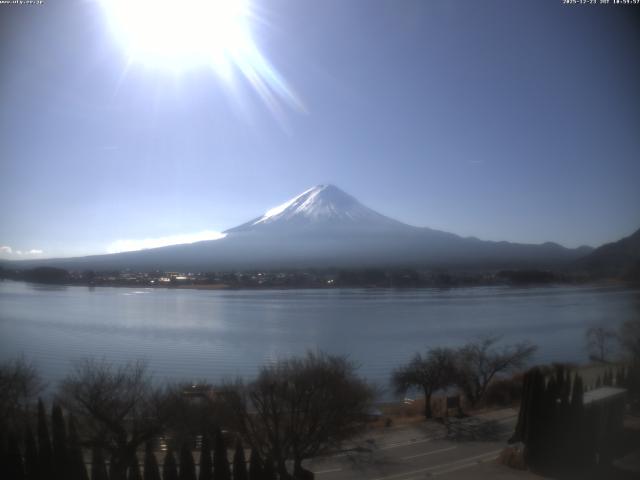河口湖からの富士山