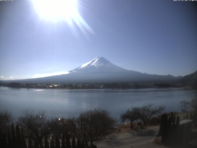 河口湖からの富士山
