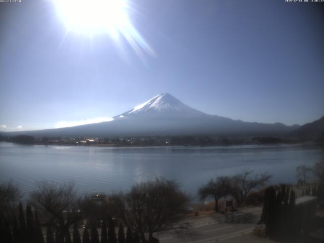河口湖からの富士山