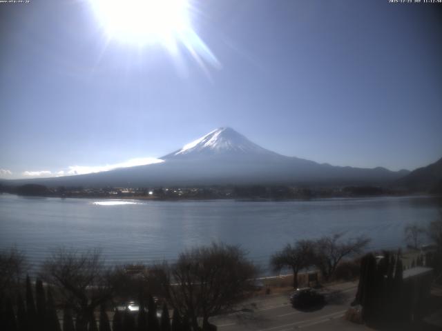 河口湖からの富士山