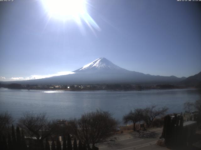河口湖からの富士山
