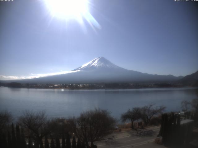 河口湖からの富士山