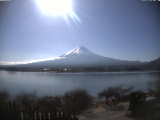 河口湖からの富士山
