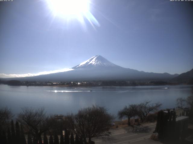 河口湖からの富士山