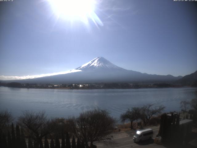 河口湖からの富士山