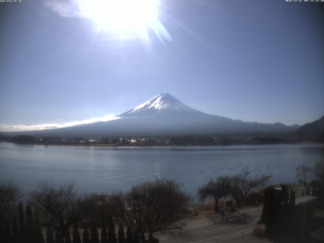 河口湖からの富士山