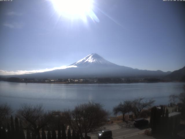 河口湖からの富士山