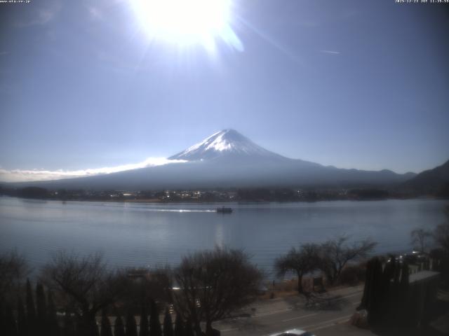河口湖からの富士山