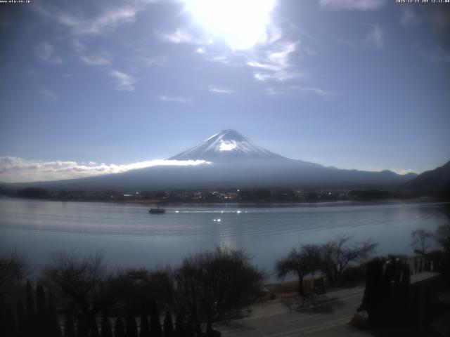 河口湖からの富士山