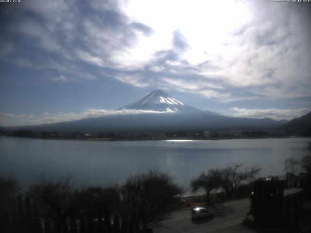 河口湖からの富士山