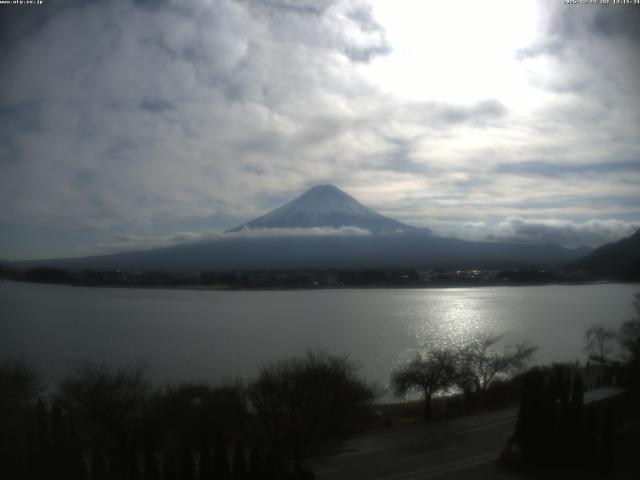 河口湖からの富士山