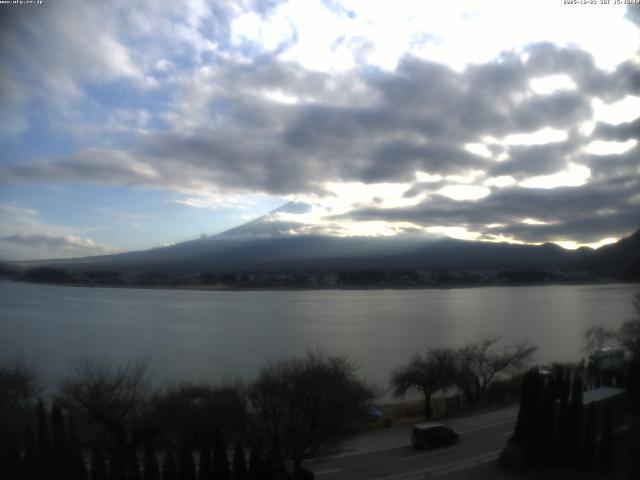 河口湖からの富士山