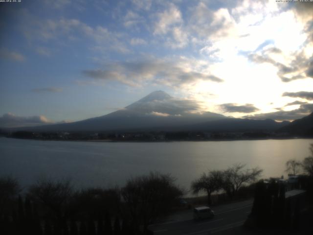 河口湖からの富士山