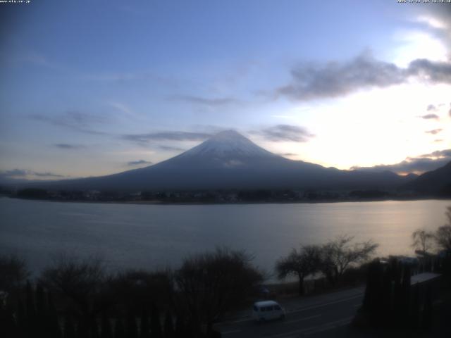 河口湖からの富士山