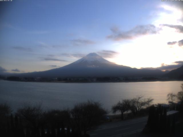 河口湖からの富士山