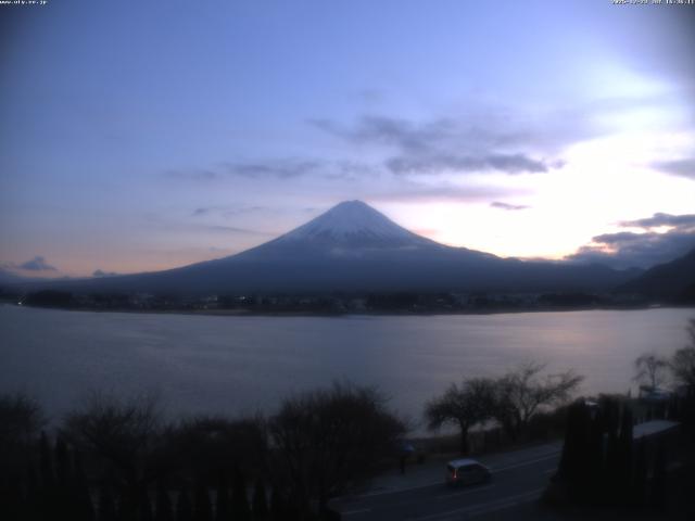 河口湖からの富士山