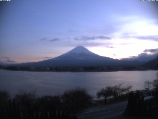 河口湖からの富士山