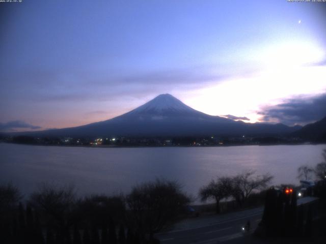 河口湖からの富士山