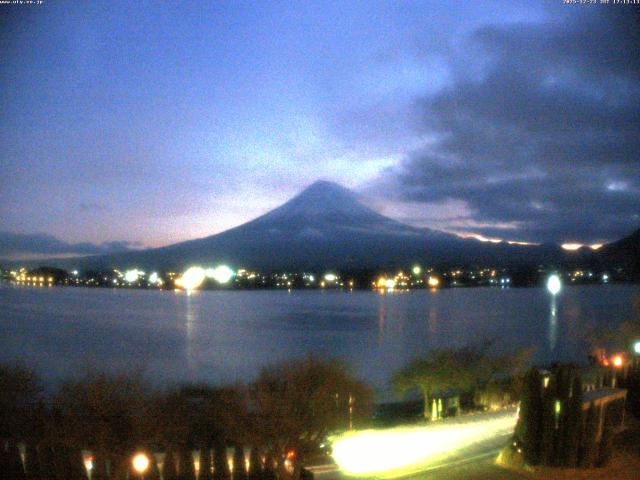 河口湖からの富士山