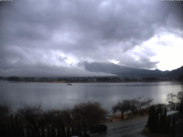 河口湖からの富士山
