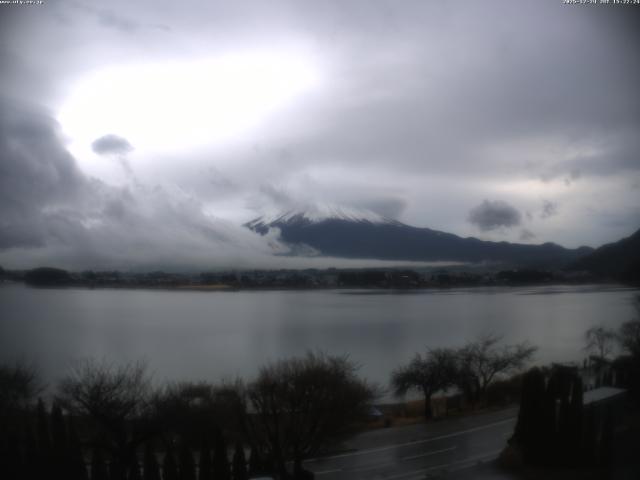 河口湖からの富士山