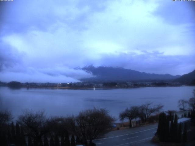 河口湖からの富士山