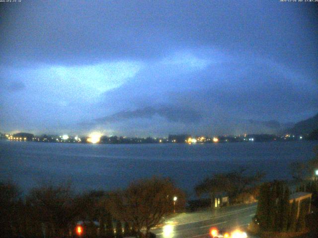 河口湖からの富士山