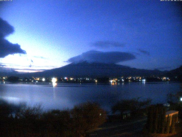 河口湖からの富士山