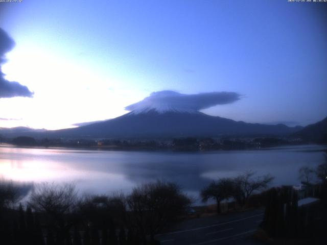 河口湖からの富士山