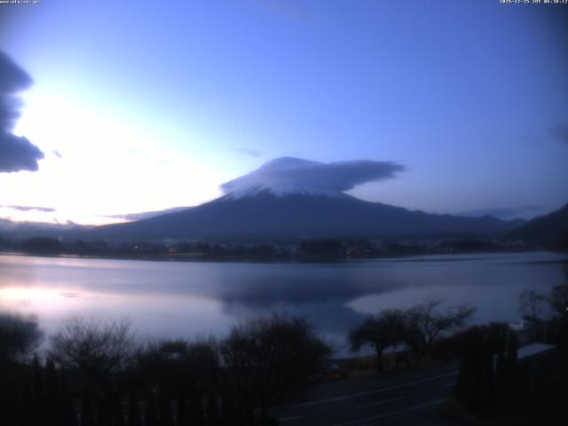 河口湖からの富士山