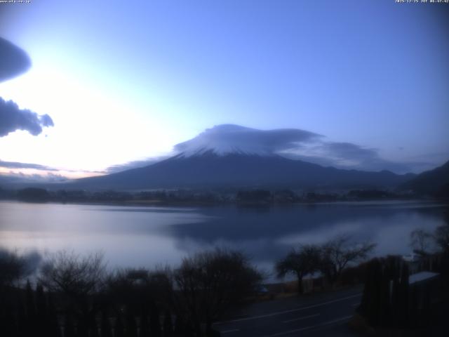 河口湖からの富士山